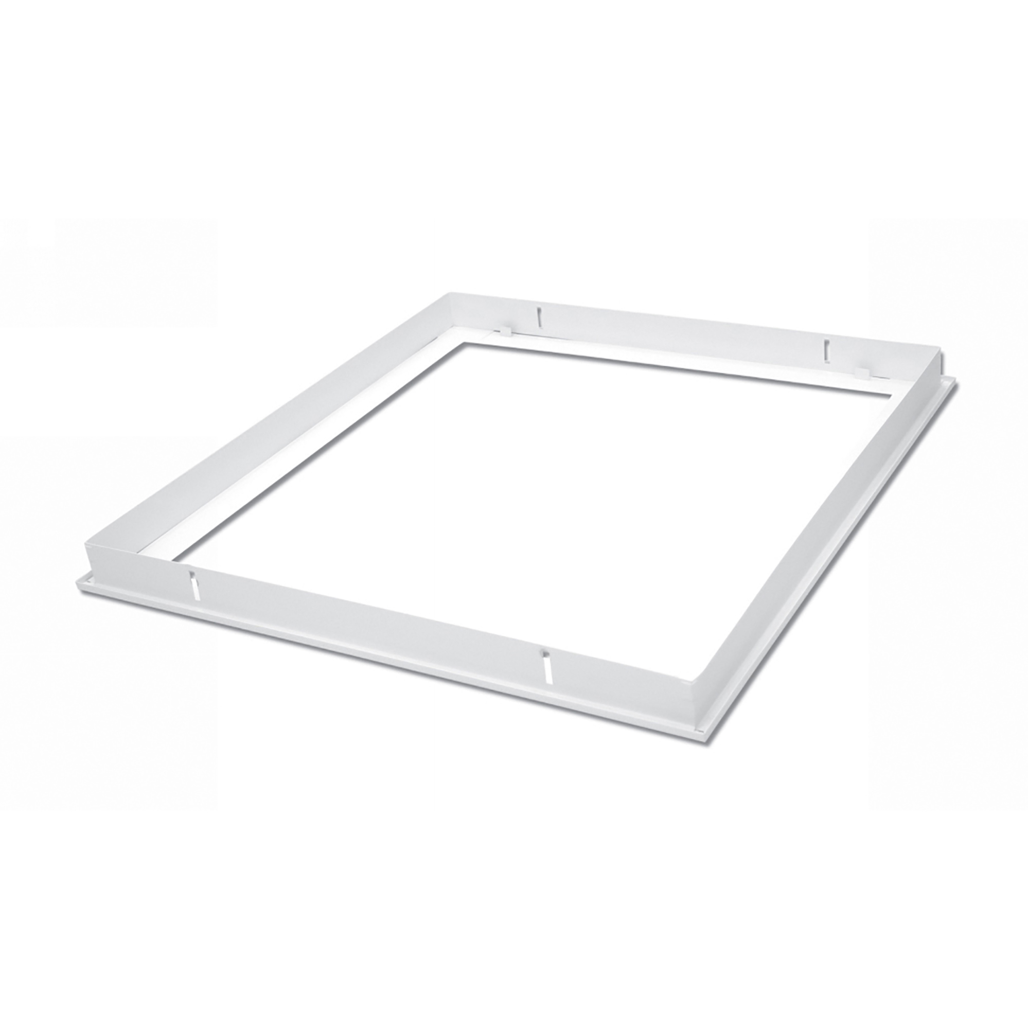 DA240006/TW  Piano 66 Flush Recessed Frame For Plaster Board In Textured White; 645x625x45mm; Cut-Out 625x605mm For Panel; 5yrs Warranty